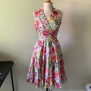 Talbots petites floral dress. Size 6